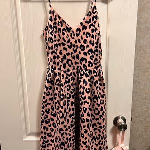 Pink Leopard Dress